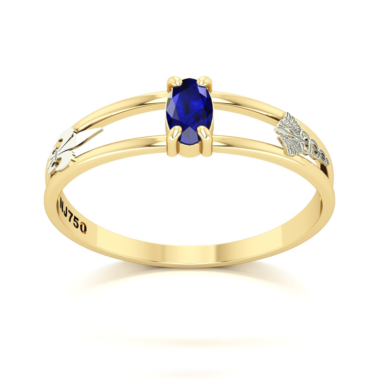 Anel de Formatura de Pedagogia Nexus III Ouro 18k