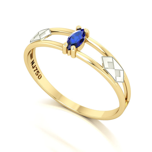 Anel de Formatura de Administração Nexus II Ouro 18k