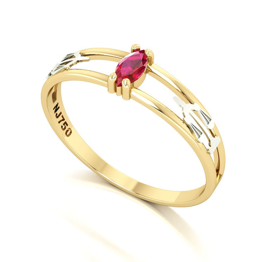 Anel de Formatura de Direito Nexus II Ouro 18k