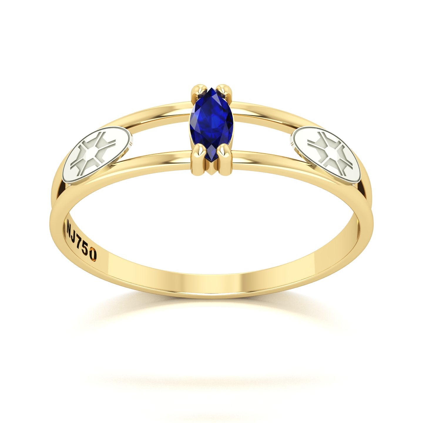 Anel de Formatura de Engenharia Agronômica Nexus II Ouro 18k
