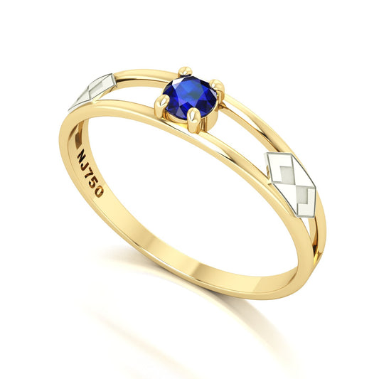 Anel de Formatura de Administração Nexus IV Ouro 18k