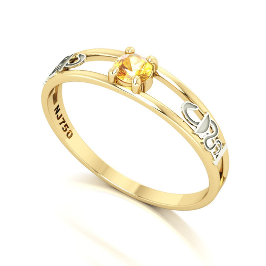 Anel de Formatura de Farmácia Nexus IV Ouro 18k