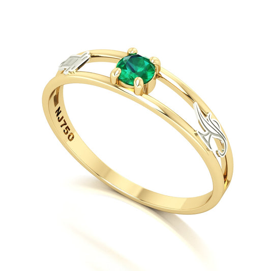 Anel de Formatura de Técnico em Enfermagem Nexus IV Ouro 18k