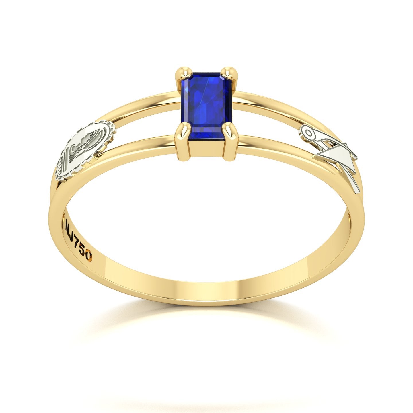Anel de Formatura de Engenharia Civil Nexus Ouro 18k