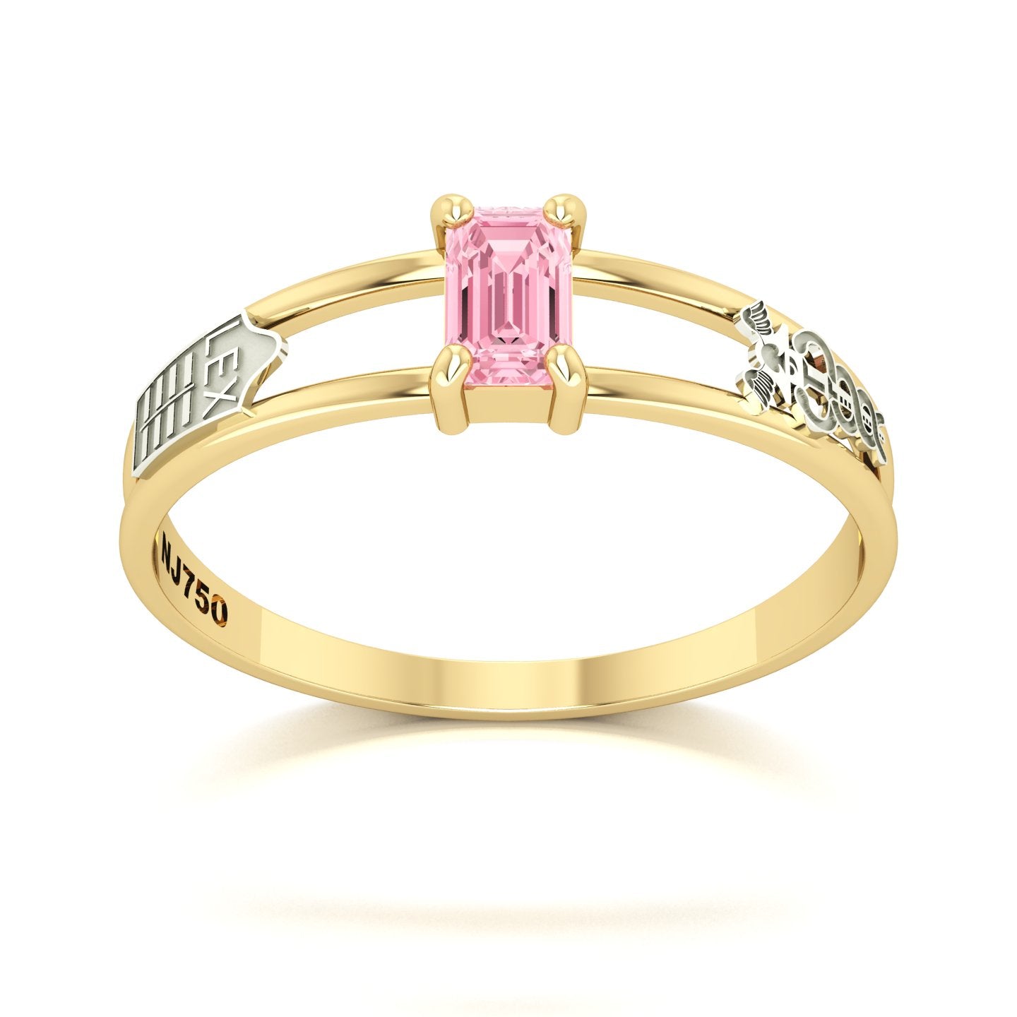 Anel de Formatura de Ciências Contábeis Nexus Ouro 18k