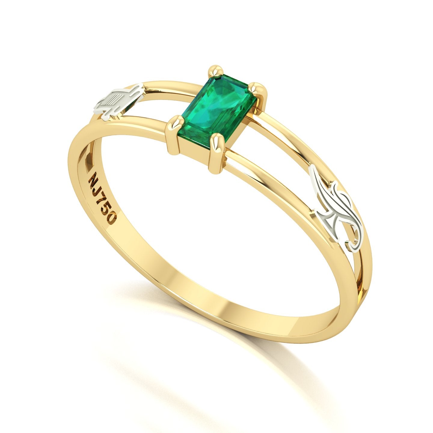 Anel de Formatura de Técnico em Enfermagem Nexus Ouro 18k