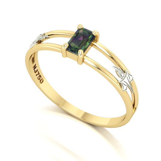 Anel de Formatura de Serviço Social Nexus Ouro 18k