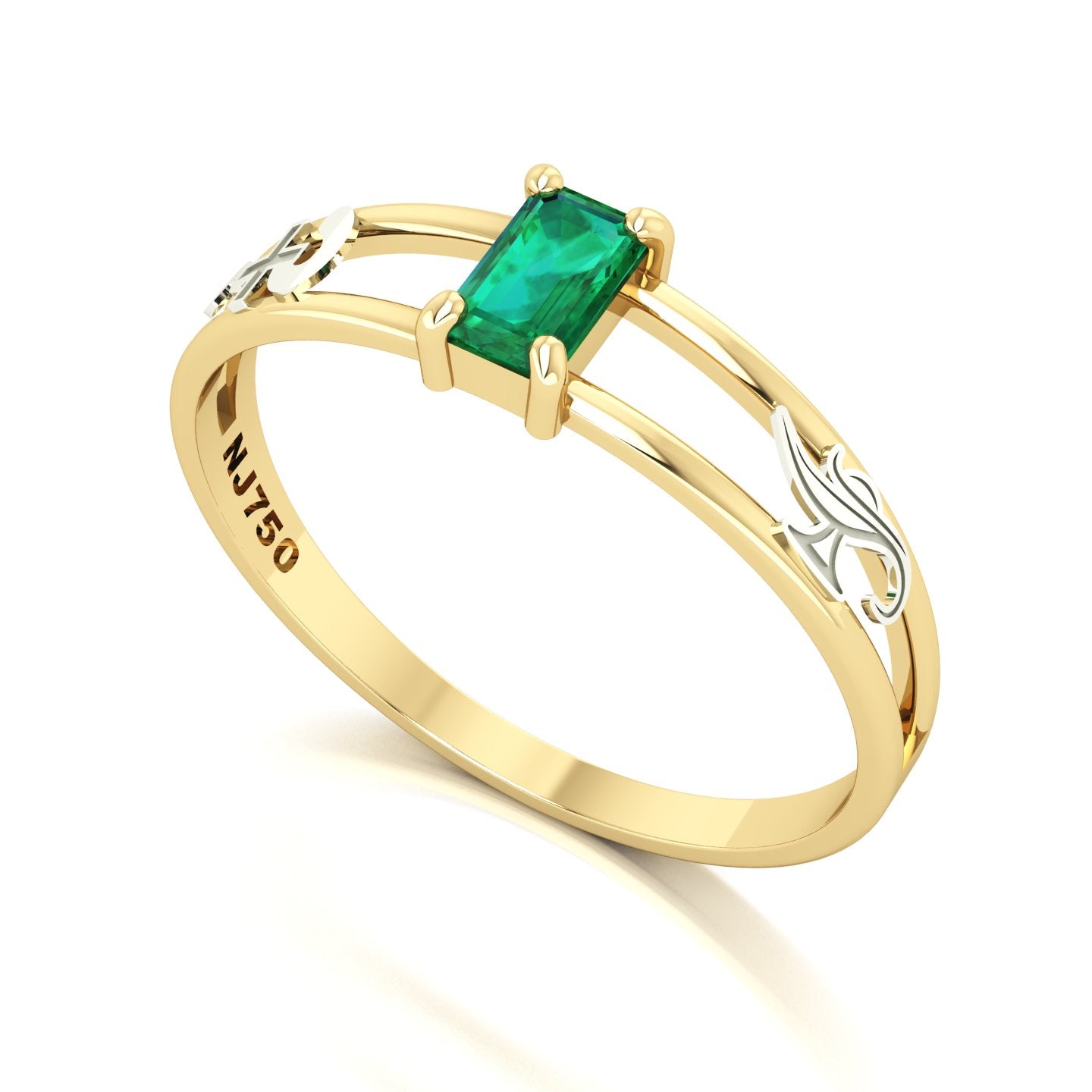 Anel de Formatura de Enfermagem Nexus Ouro 18k