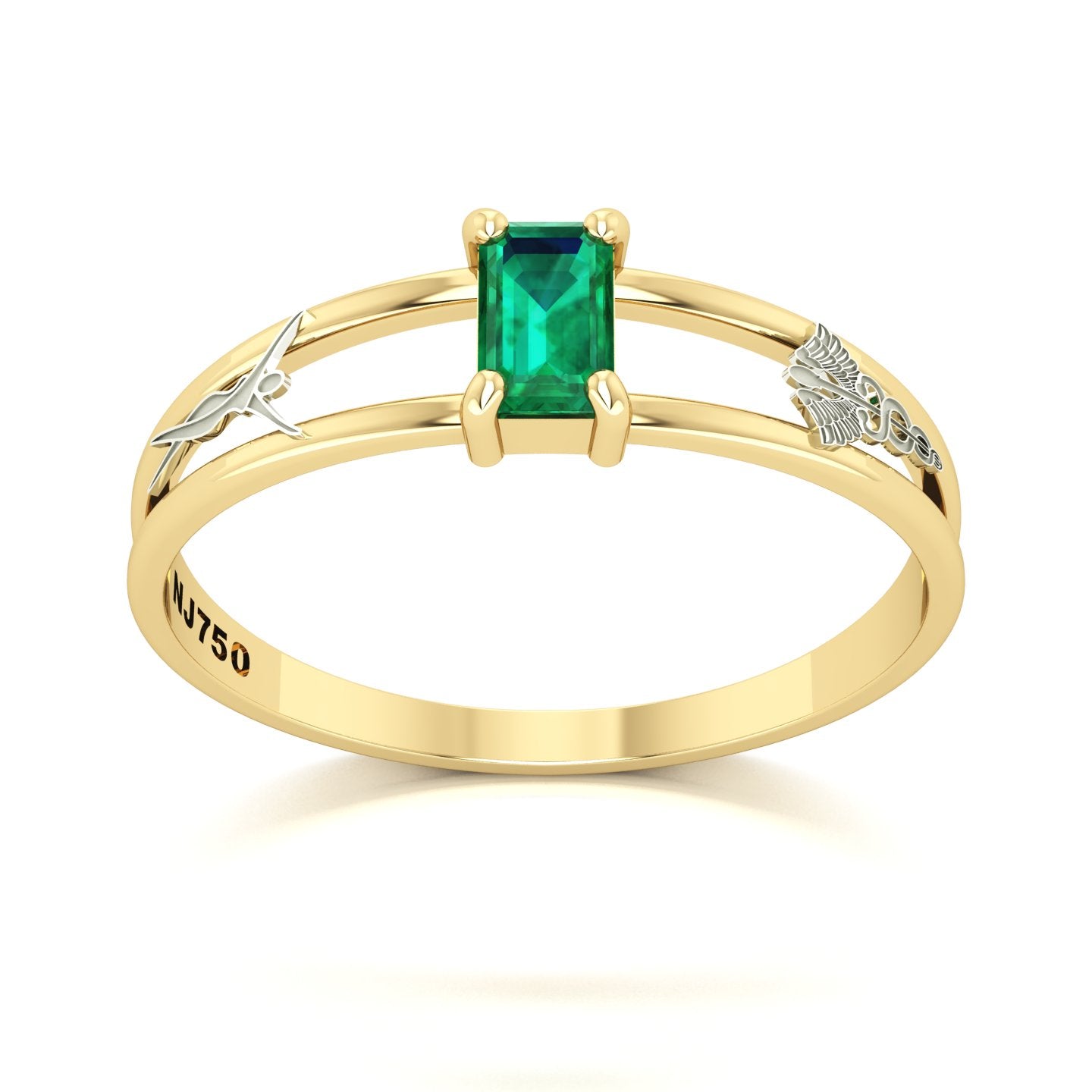 Anel de Formatura de Estética Nexus Ouro 18k