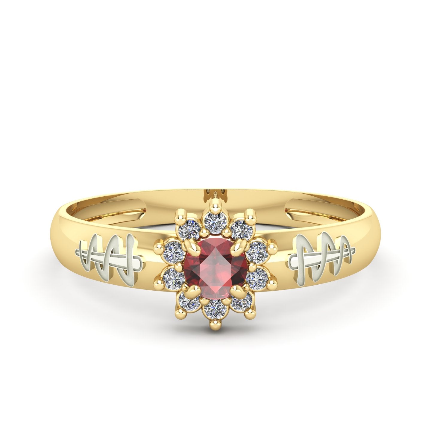 Anel de Formatura de Odontologia Evermore Ouro 18k