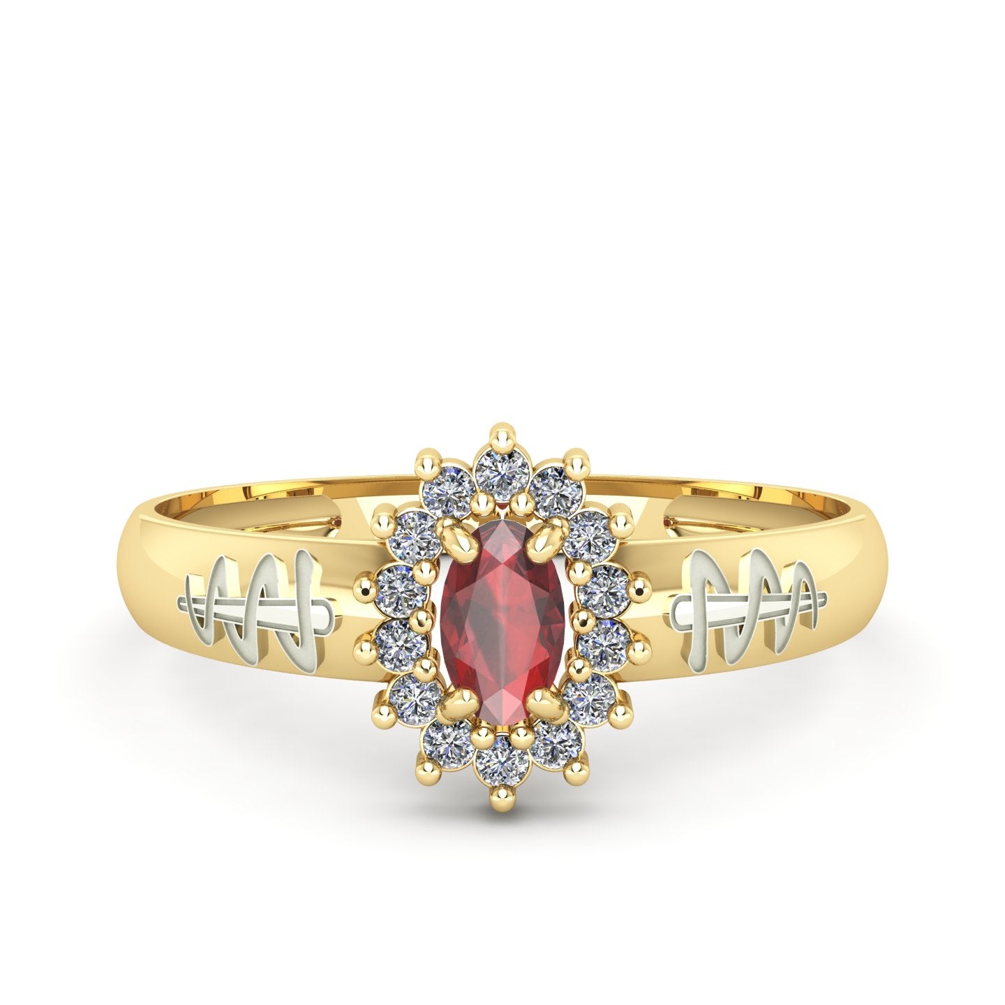 Anel de Formatura de Odontologia Evermore II Ouro 18k