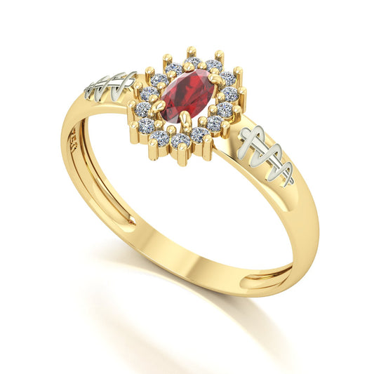 Anel de Formatura de Odontologia Evermore II Ouro 18k