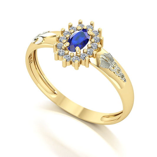 Anel de Formatura de Pedagogia Evermore II Ouro 18k