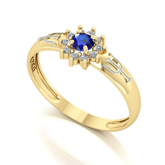 Anel de Formatura de Psicologia Evermore Ouro 18k