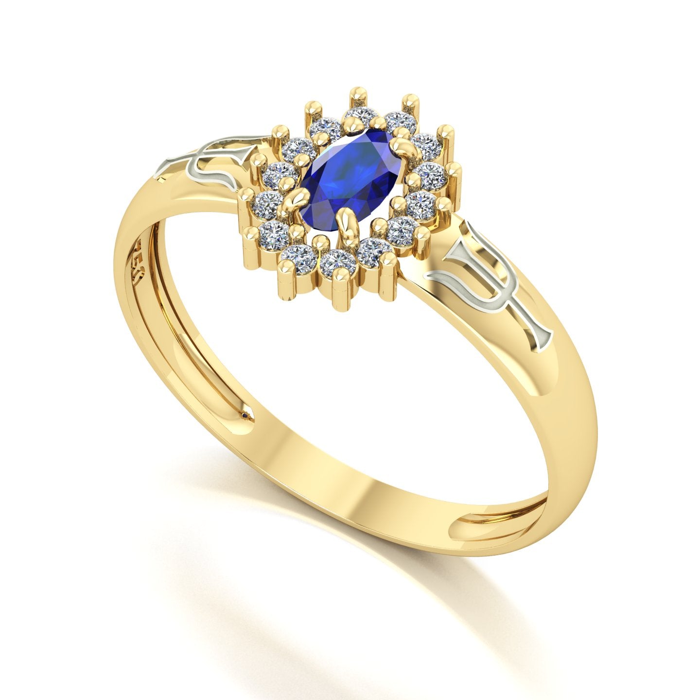 Anel de Formatura de Psicologia Evermore II Ouro 18k