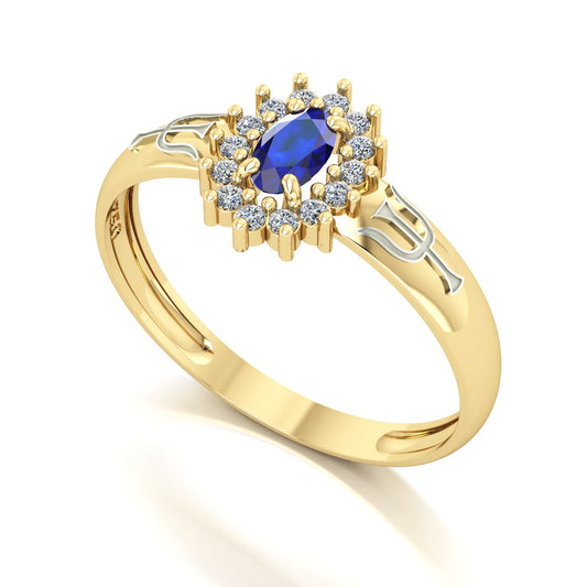 Anel de Formatura de Psicologia Evermore II Ouro 18k