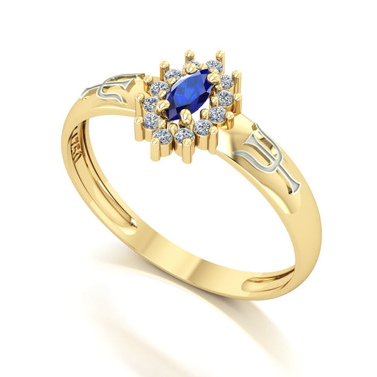 Anel de Formatura de Psicologia Evermore III Ouro 18k