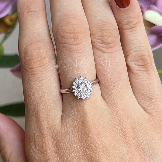 Anel de Noivado Radiant Ouro 18k