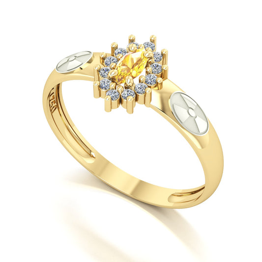 Anel de Formatura de Radiologia Evermore III Ouro 18k