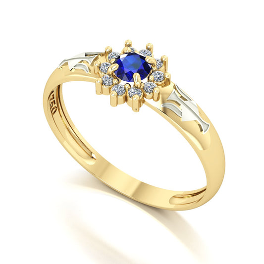 Anel de Formatura de Recursos Humanos Evermore Ouro 18k