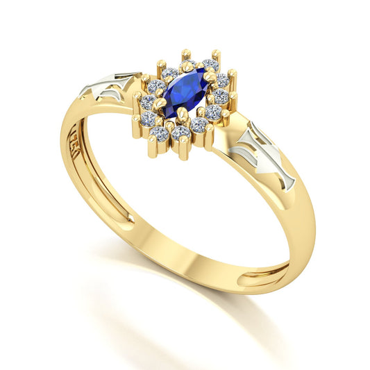 Anel de Formatura de Recursos Humanos Evermore III Ouro 18k