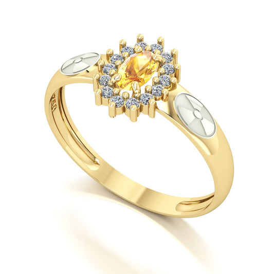 Anel de Formatura de Radiologia Evermore II Ouro 18k