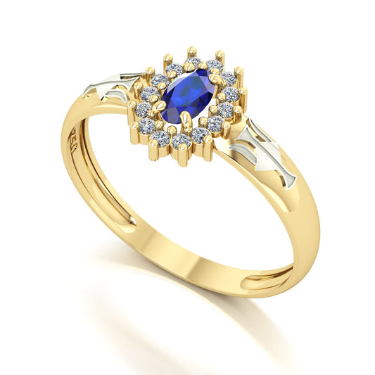 Anel de Formatura de Recursos Humanos Evermore II Ouro 18k