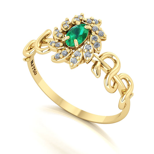 Anel de Formatura de Medicina Royal Snakes Ouro 18k