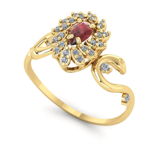 Anel de Formatura de Odontologia Serpentes II Ouro 18k