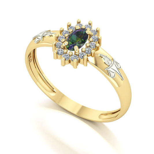 Anel de Formatura de Serviço Social Evermore II Ouro 18k