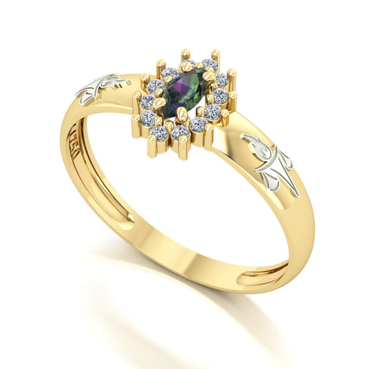 Anel de Formatura de Serviço Social Evermore III Ouro 18k