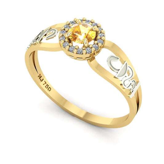 Anel de Formatura de Farmácia Shiny Ouro 18k