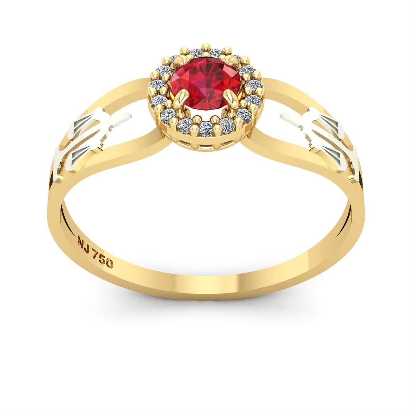 Anel de Formatura de Direito Shiny Ouro 18k