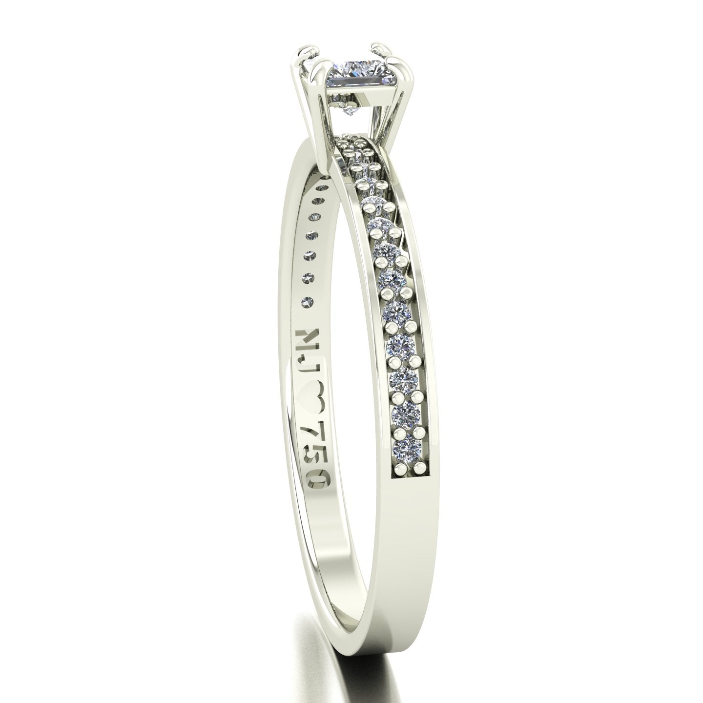 Anel de Noivado Solitarie I Ouro 18k