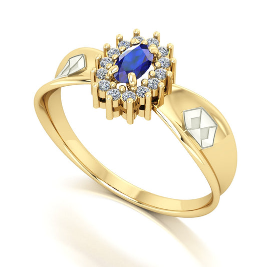 Anel de Formatura de Administração Sovereign Ouro 18k