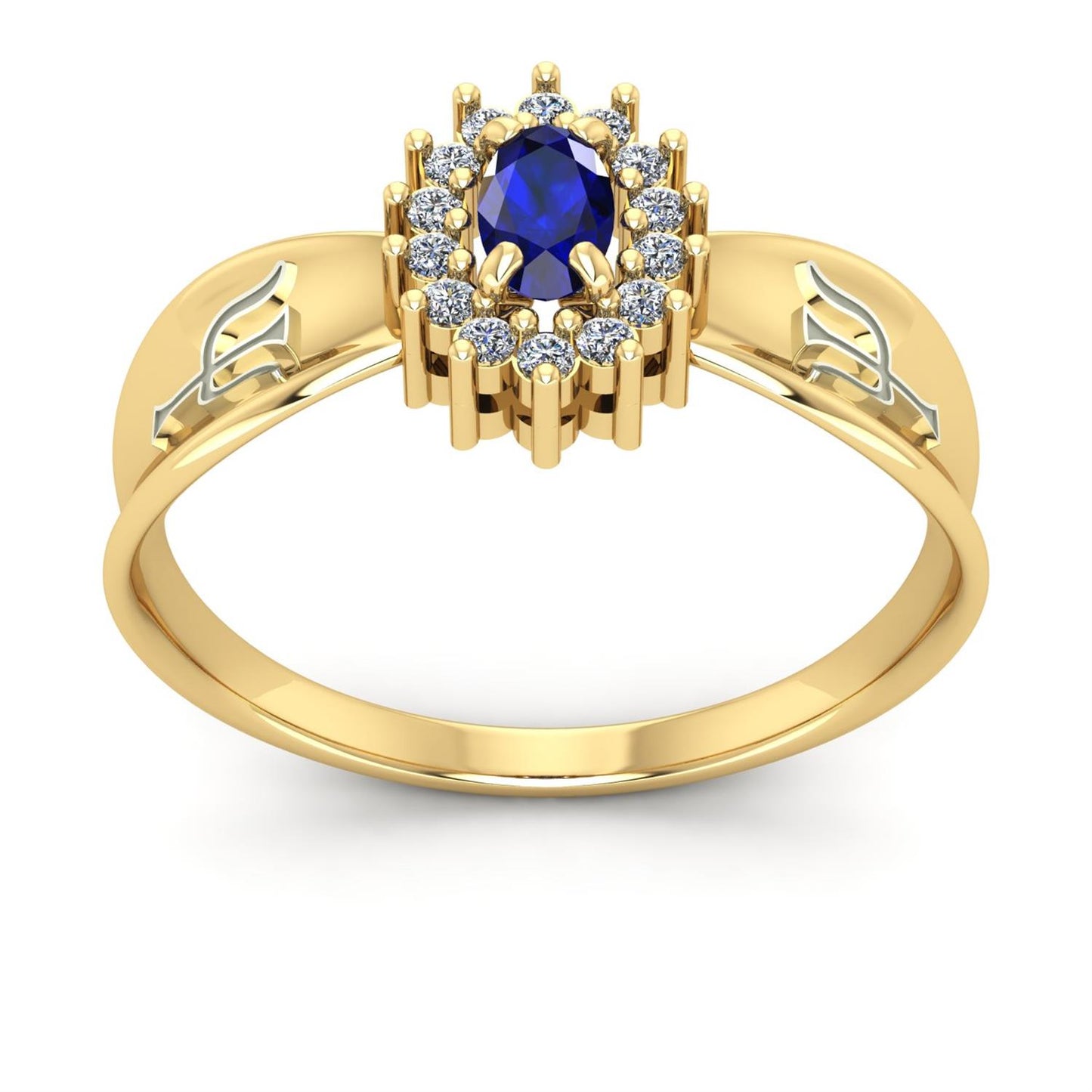 Anel de Formatura de Psicologia Sovereign Ouro 18k