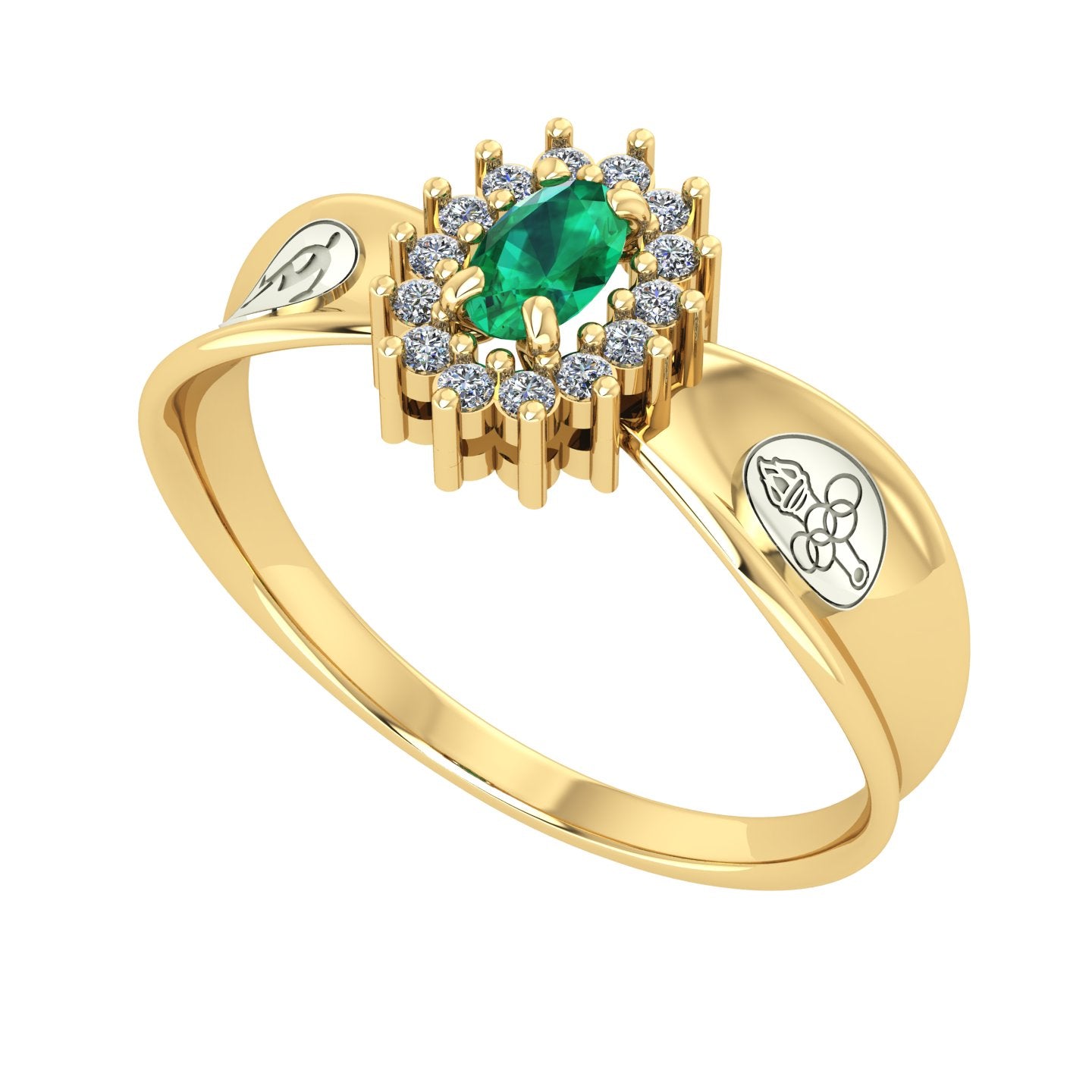 Anel de Formatura de Ed. Física Sovereign Ouro 18k