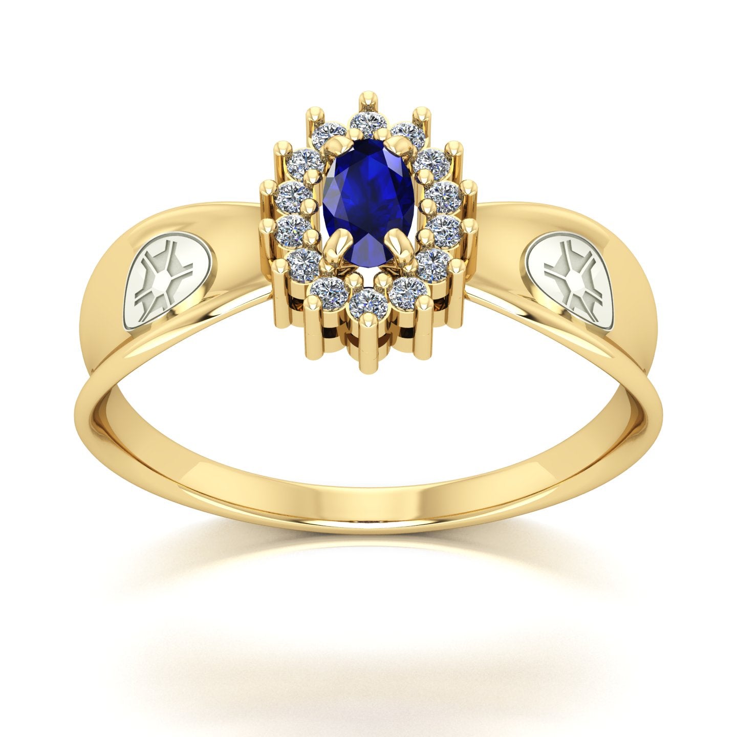 Anel de Formatura de Engenharia Agronômica Sovereign Ouro 18k