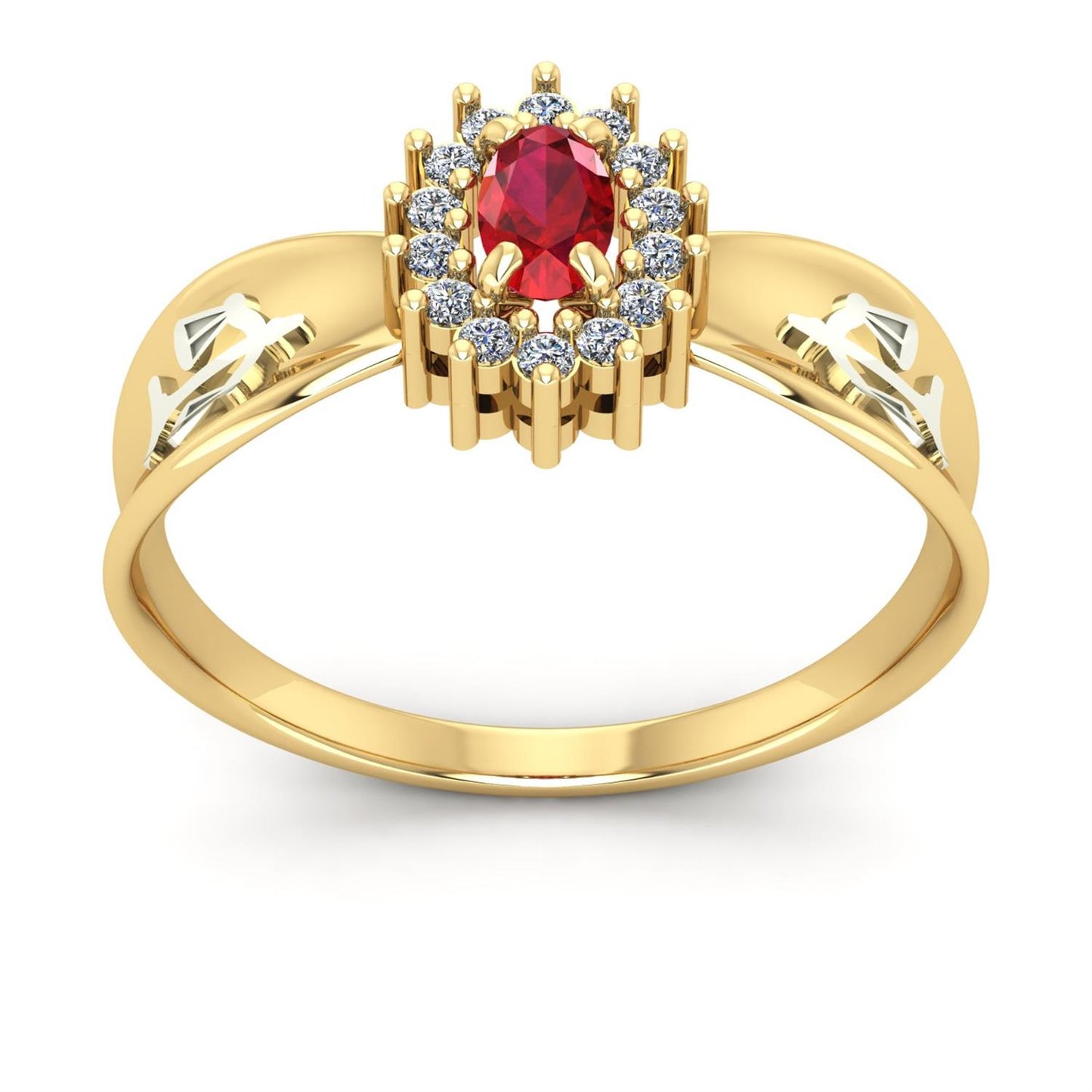 Anel de Formatura de Direito Sovereign Ouro 18k