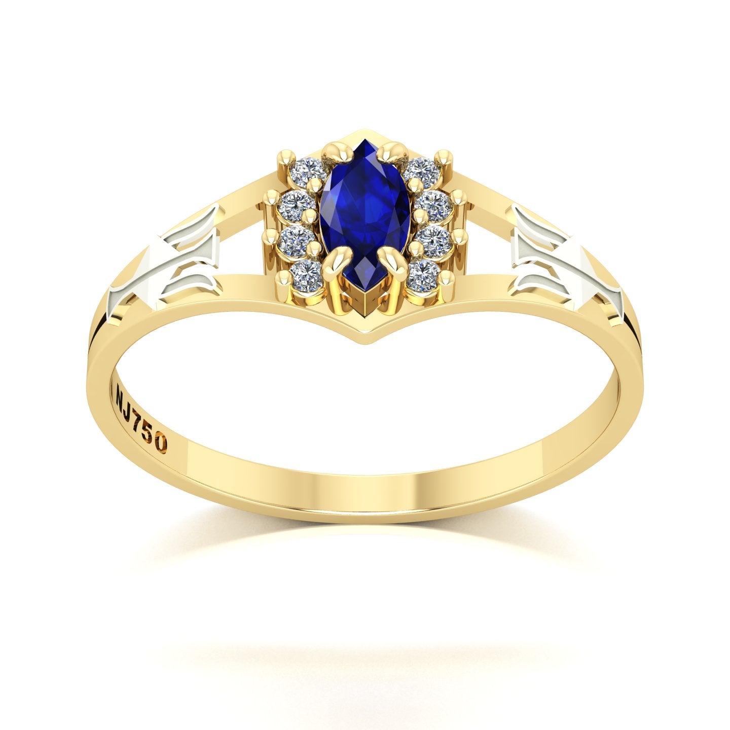 Anel de Formatura Recursos Humanos Virtus Ouro 18k