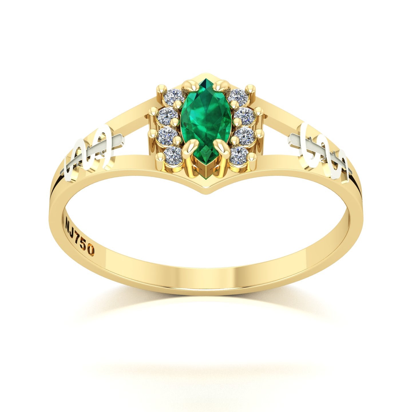 Anel de Formatura Medicina Virtus Ouro 18k