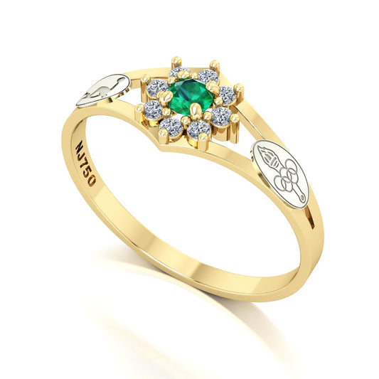 Anel de Formatura Educação Física Zenith Ouro 18k