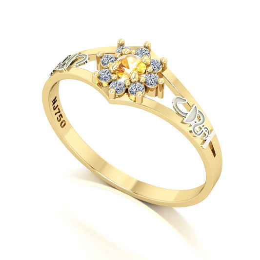 Anel de Formatura Farmácia Zenith Ouro 18k