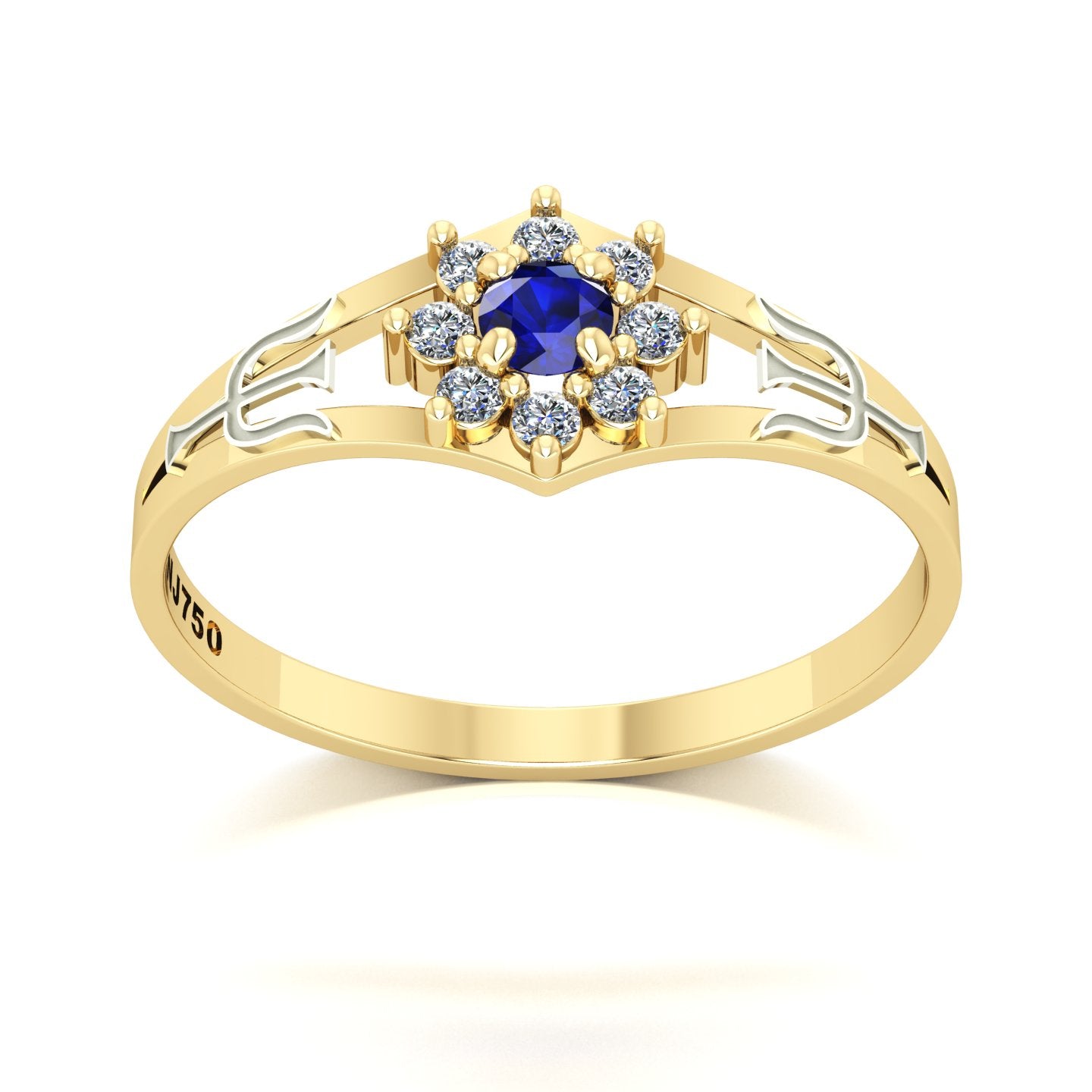 Anel de Formatura Psicologia Zenith Ouro 18k