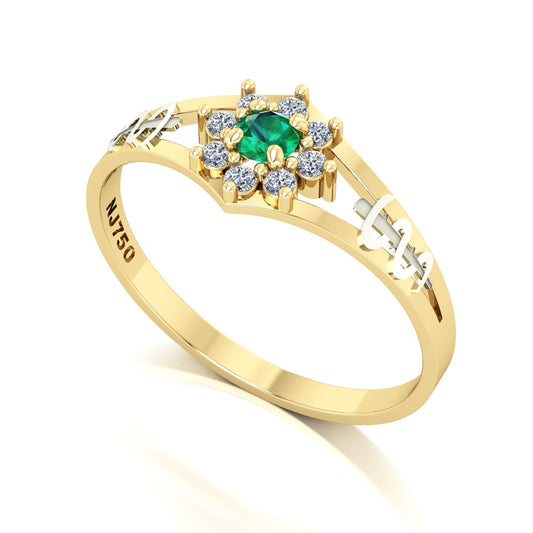 Anel de Formatura Medicina Zenith Ouro 18k