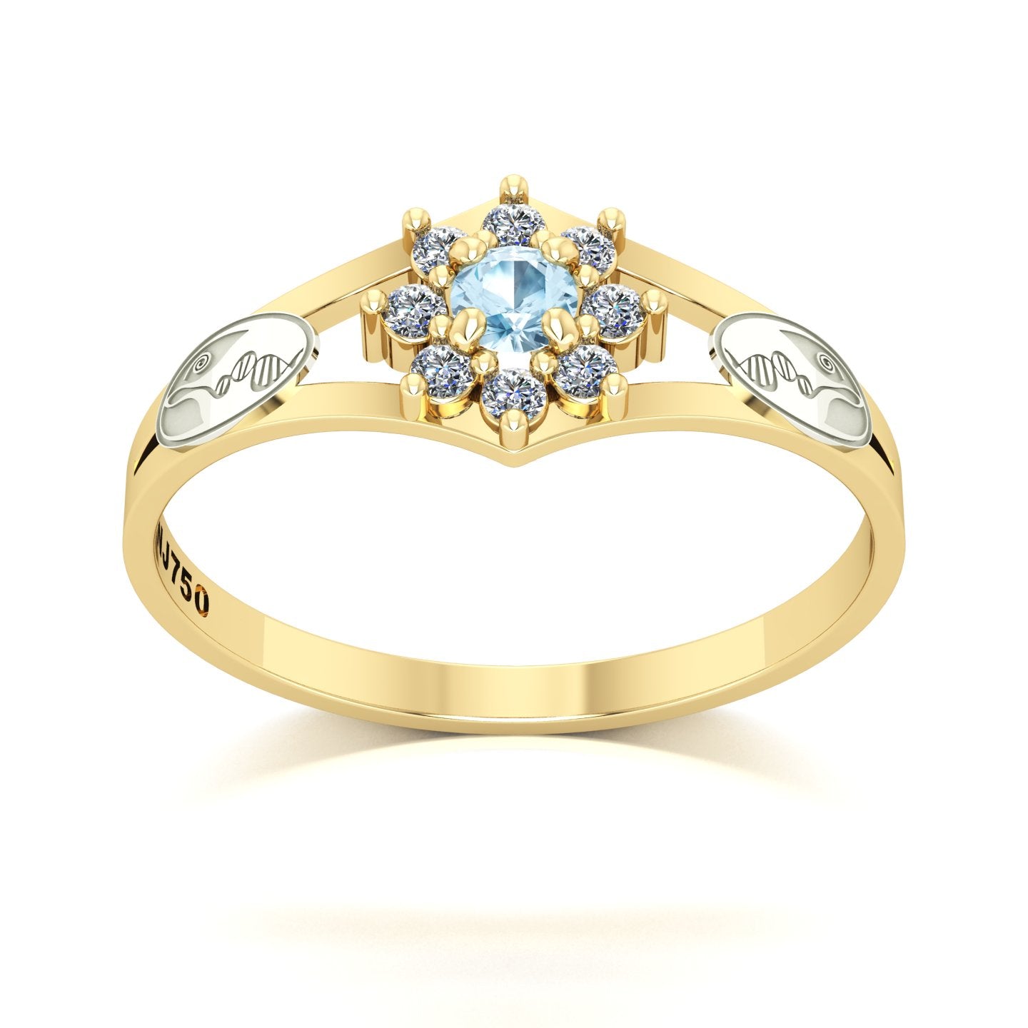 Anel de Formatura Biologia Zenith Ouro 18k