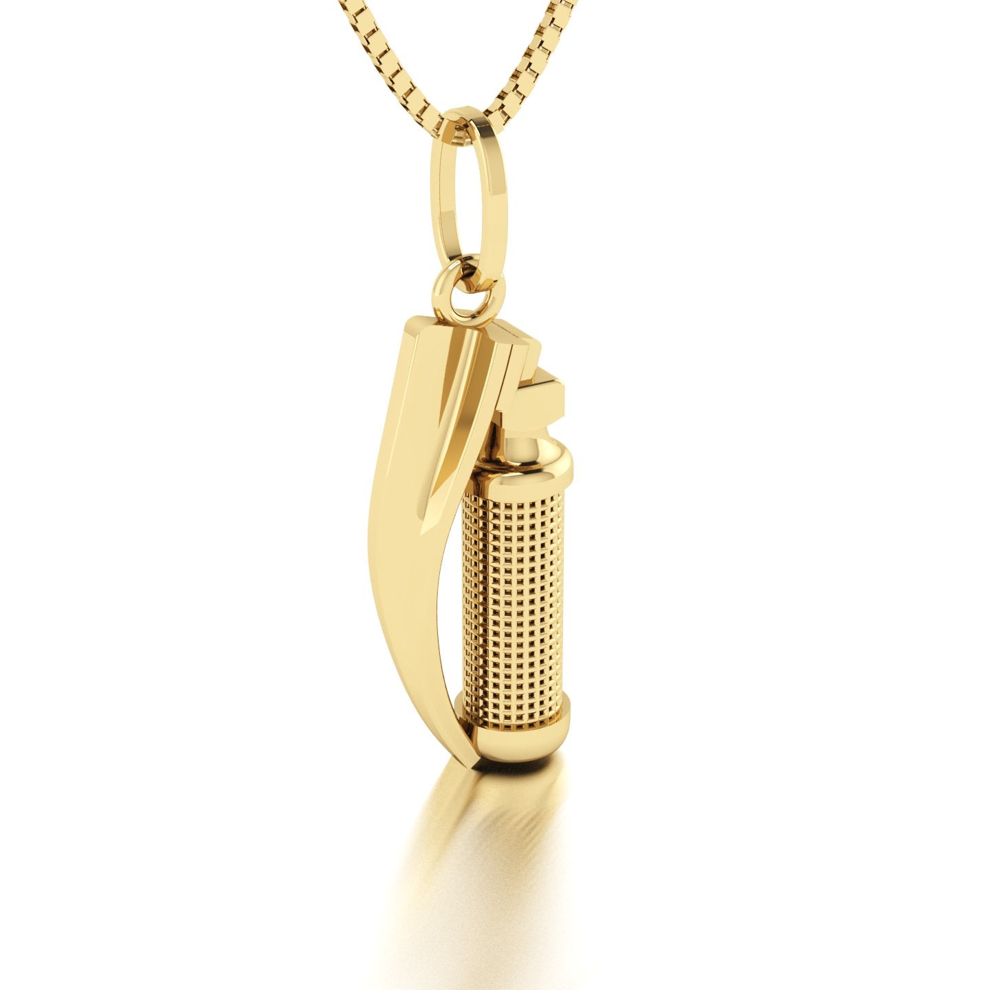 Pingente de Laringoscópio 20 mm Ouro 18k