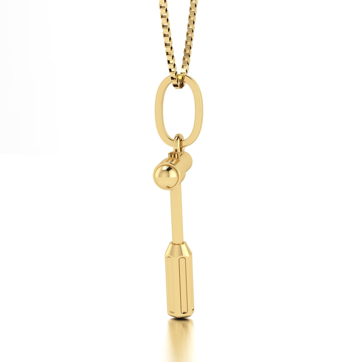 Pingente Martelo Neurológico Ouro 18k