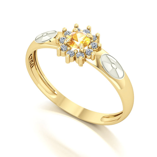 Anel de Formatura de Radiologia Evermore Ouro 18k