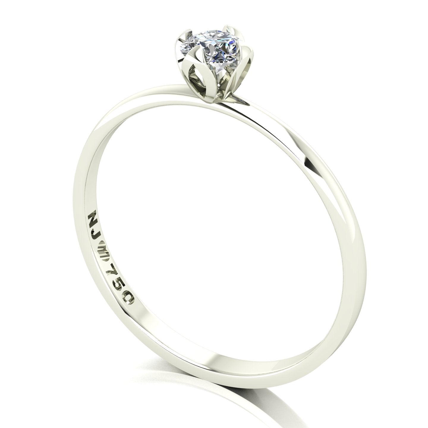 Anel de Noivado Darling Ouro 18k